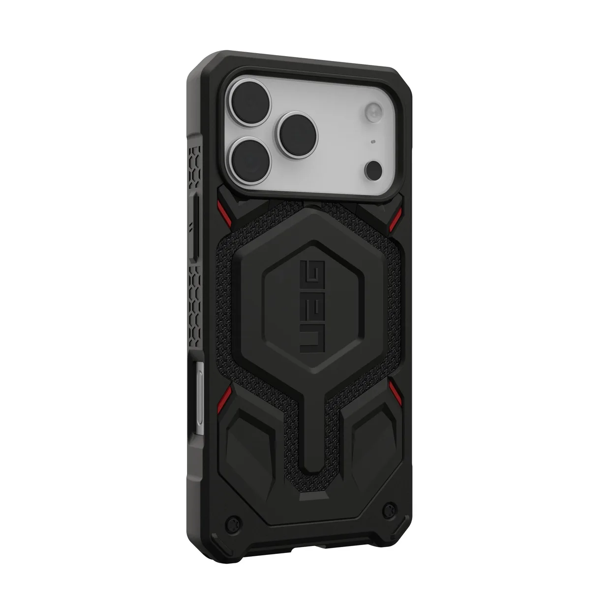 Чехол для смартфона UAG Monarch Pro Kevlar MagSafe для Apple iPhone 17 Pro Max Kevlar Black — фото 4