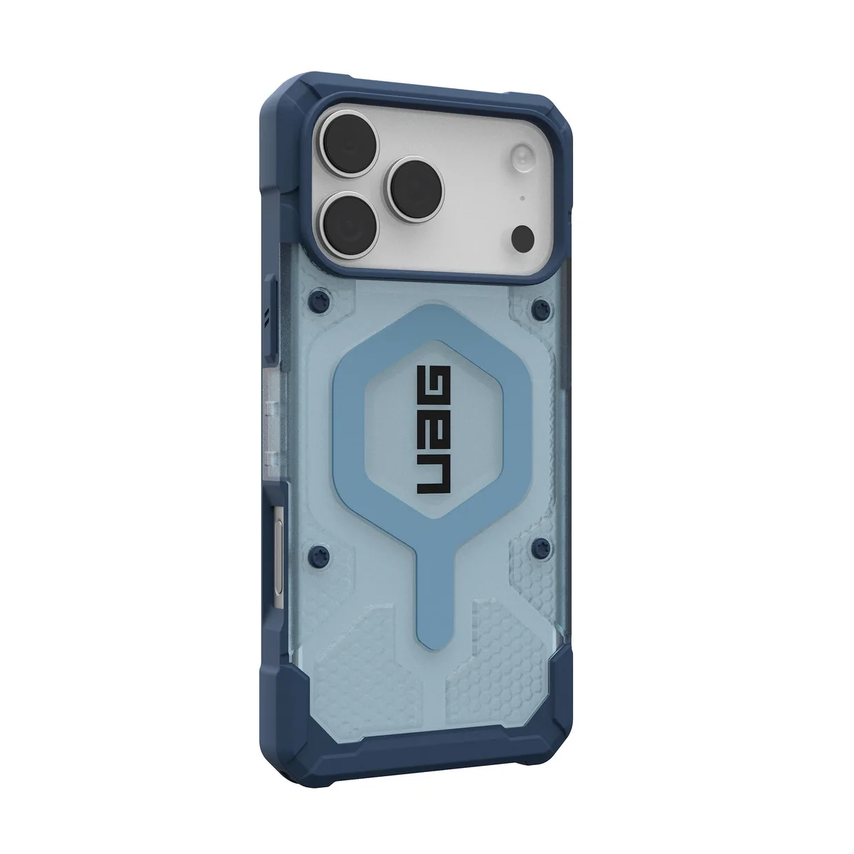 Чехол для смартфона UAG Pathfinder Clear MagSafe с ремешком для Apple iPhone 18 Pro Max/17 Pro Max Blues — фото 5