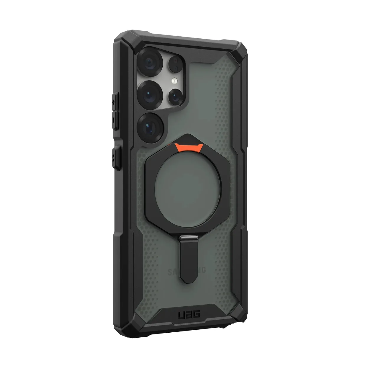 Чехол для смартфона UAG Plasma XTE Magnet для Samsung Galaxy S25 Ultra Black/Orange — фото 3