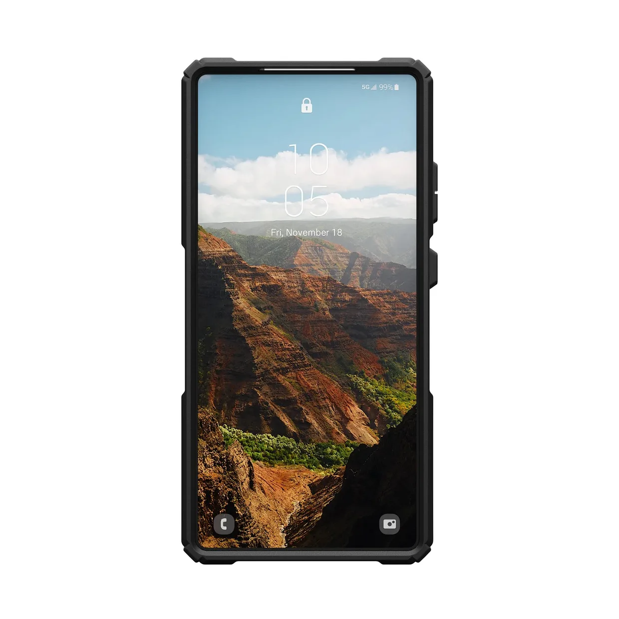 Чехол для смартфона UAG Plasma XTE Magnet для Samsung Galaxy S25 Ultra Black/Orange — фото 6