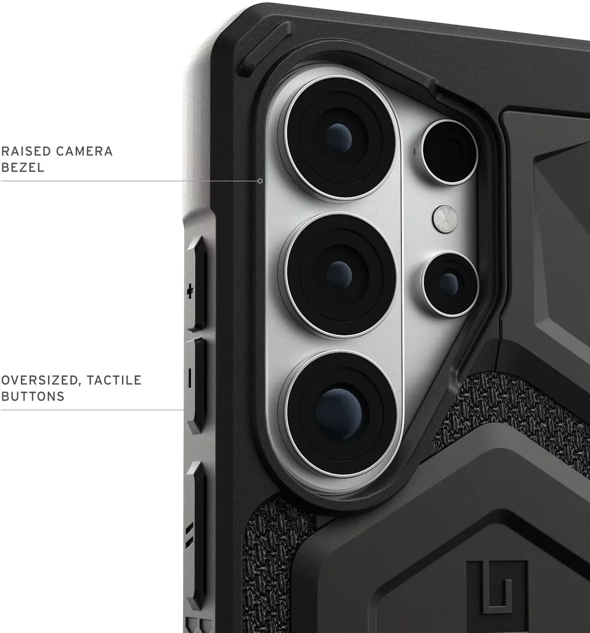 Чехол для смартфона UAG Monarch Pro Kevlar Magnet для Samsung Galaxy S26 Ultra Kevlar Black — фото 2