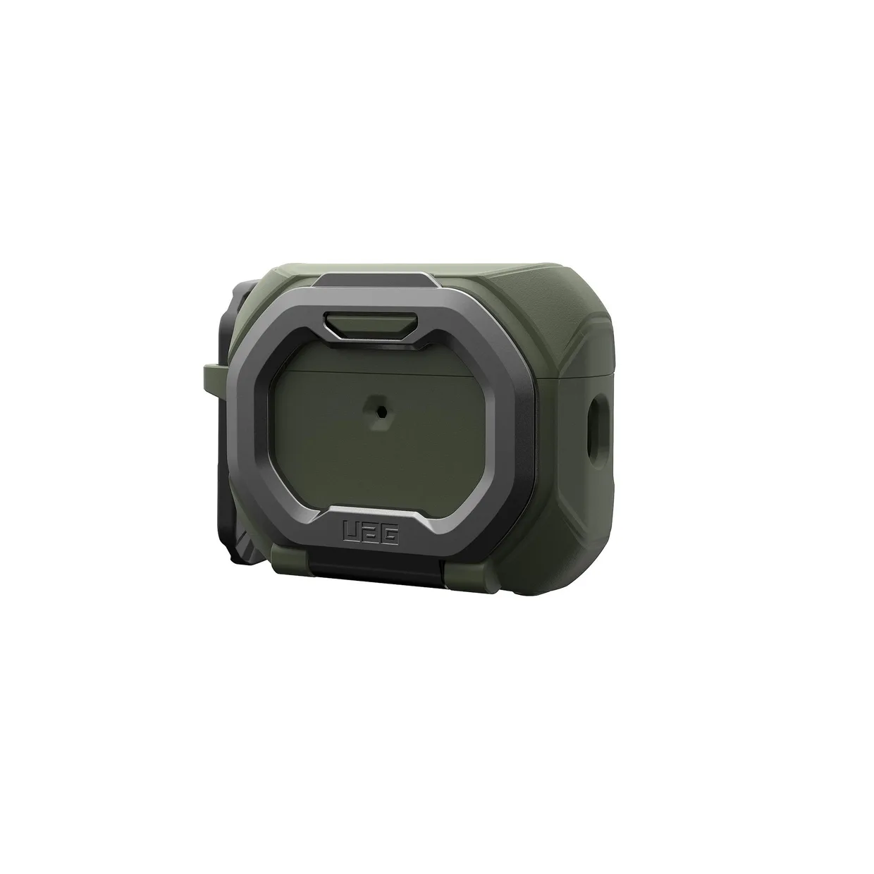 Чехол для наушников UAG Monarch для Apple AirPods Pro 3 Olive Drab/Silver — фото 2