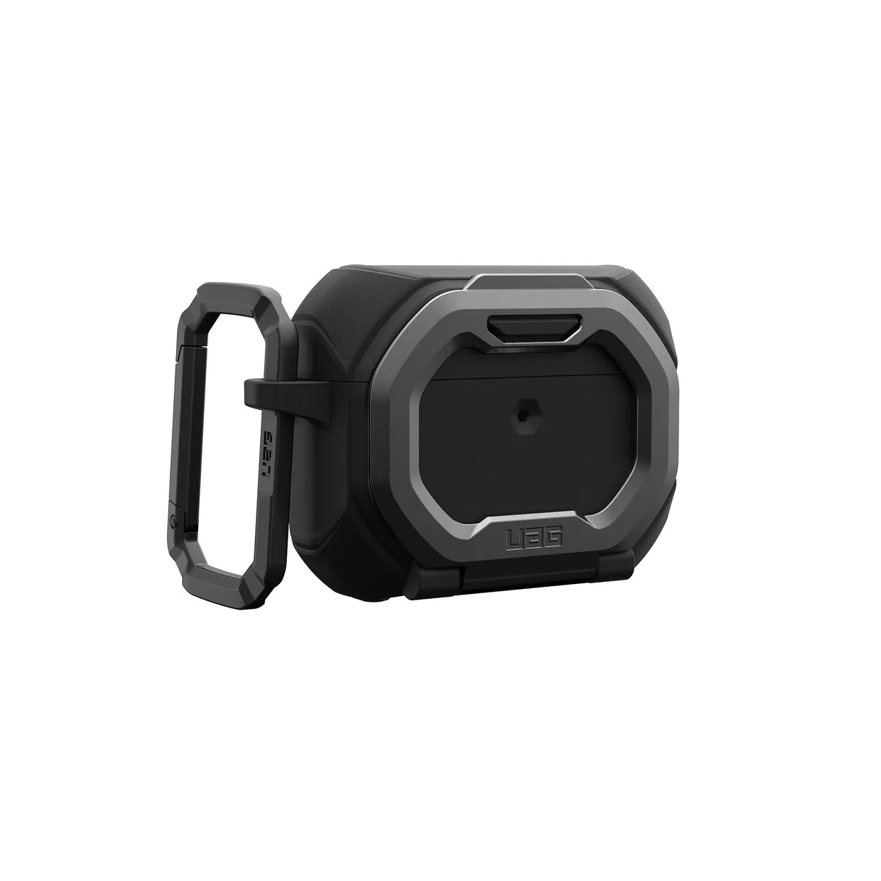 Чехол для наушников UAG Monarch для Apple AirPods Pro 3 Black/Silver — фото 3