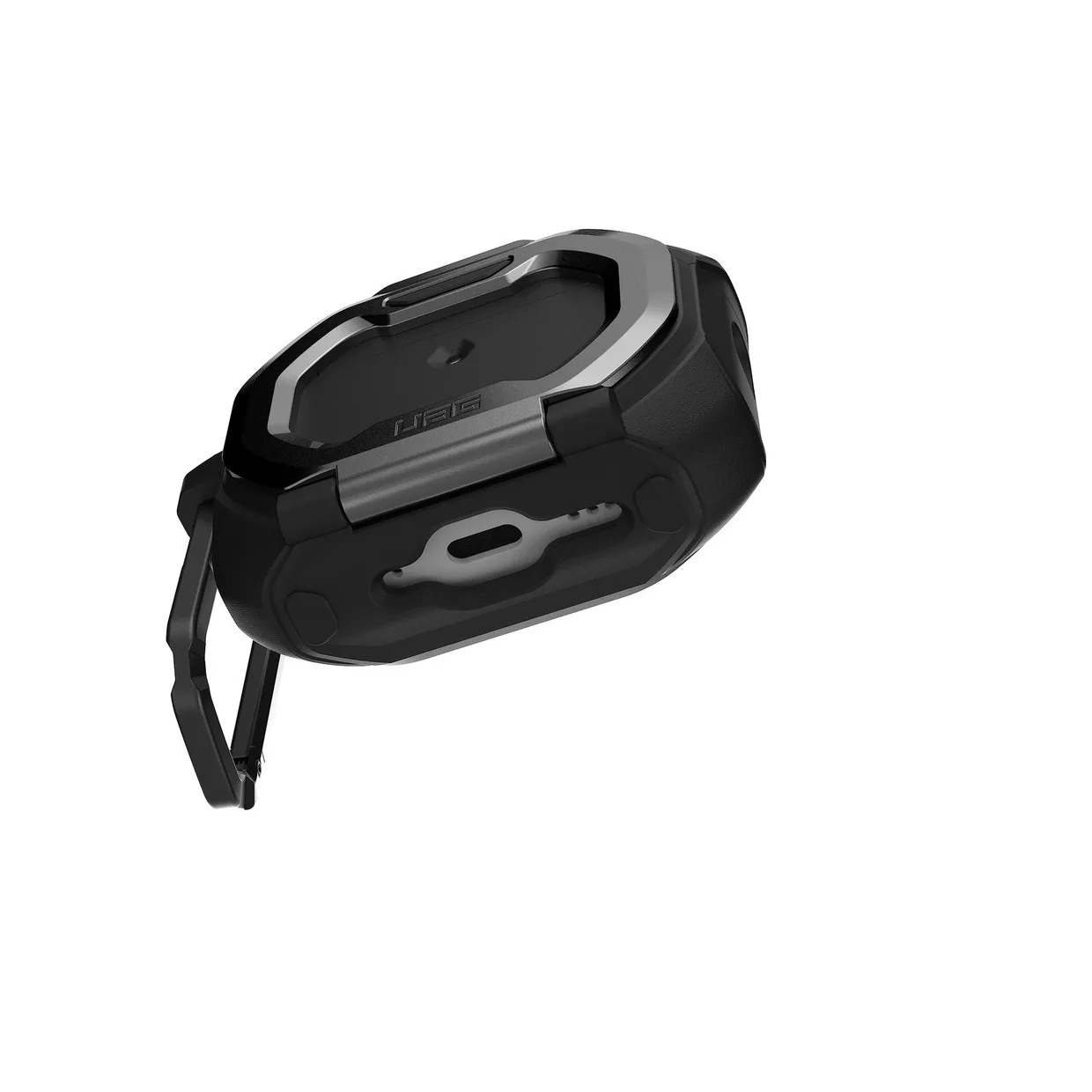 Чехол для наушников UAG Monarch для Apple AirPods Pro 3 Black/Silver — фото 4