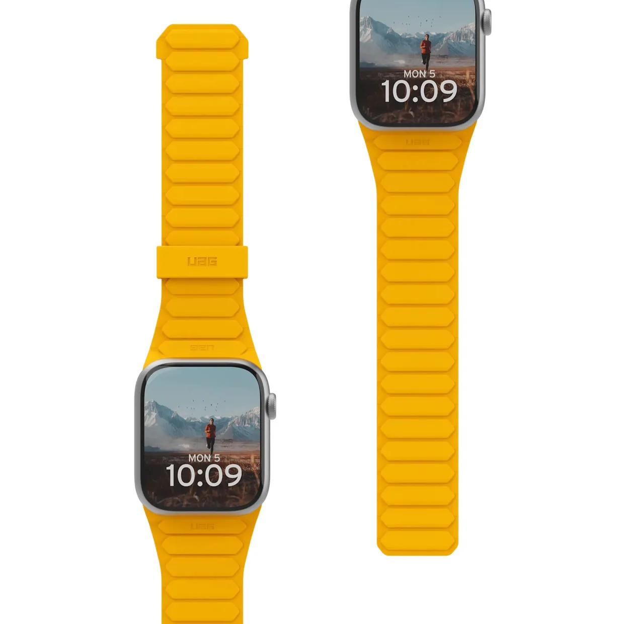 Ремешок для смарт-часов UAG Pathfinder для Apple Watch Ultra 49 мм Heritage Yellow/Black — фото 2