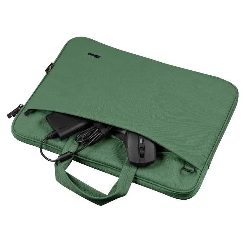 Сумка для ноутбука Trust Bologna Eco 16" Green — фото 6