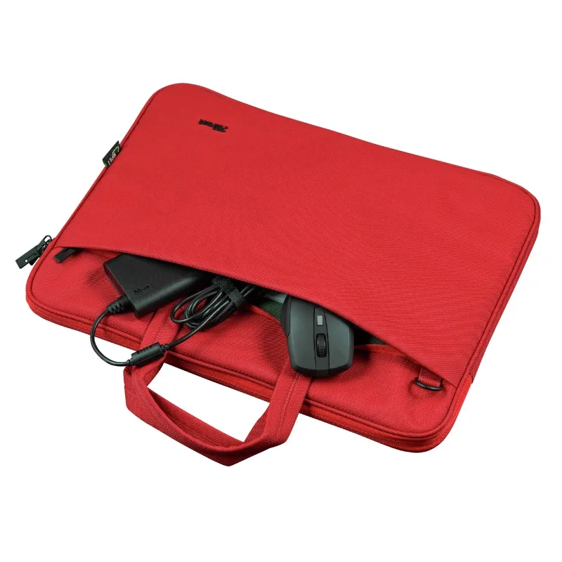 Сумка для ноутбука Trust Bologna Eco 16" Red — фото 6