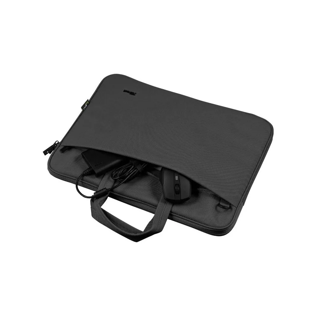 Сумка для ноутбука Trust Bologna Eco 16" Black — фото 8