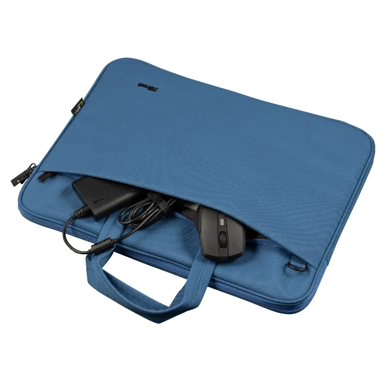 Сумка для ноутбука Trust Bologna Eco 16" Blue — фото 5