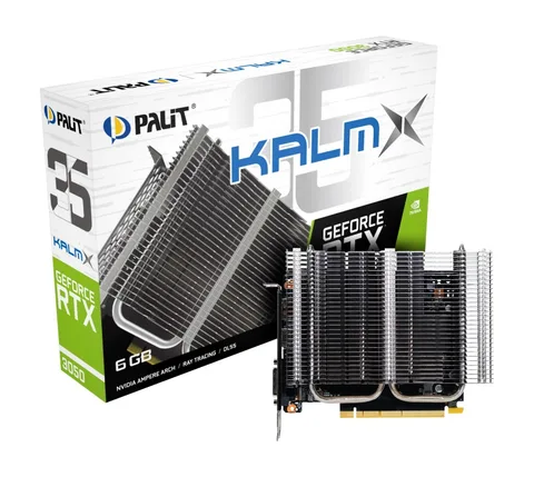 Видеокарта Palit GeForce RTX 3050 6GB GDDR6 KalmX (NE63050018JE-1070H)