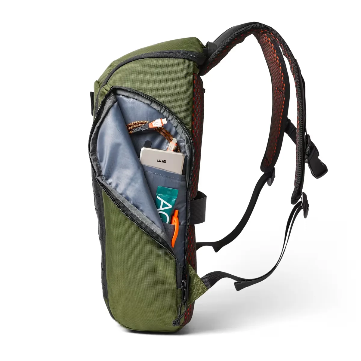 Рюкзак для ноутбука UAG Civilian Backpack 20L 16" Olive/Orange — фото 4