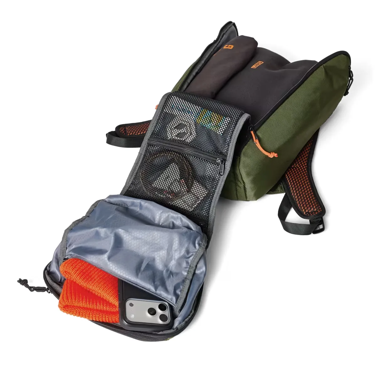 Рюкзак для ноутбука UAG Civilian Backpack 20L 16" Olive/Orange — фото 6