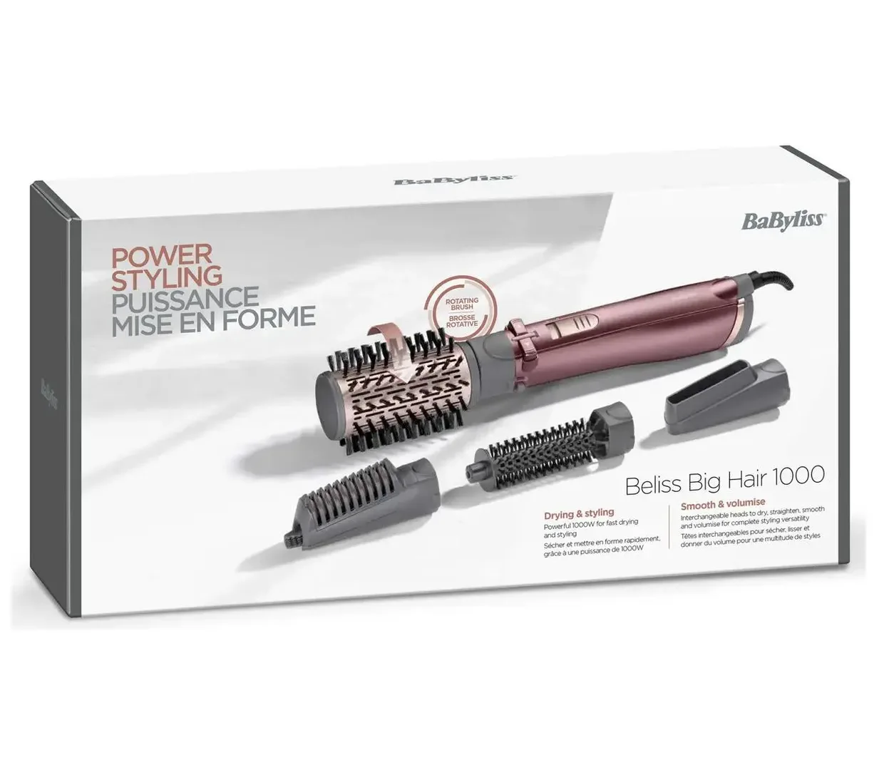 Фен-щетка BaByliss Beliss Big Hair 1000 AS960E — фото 6