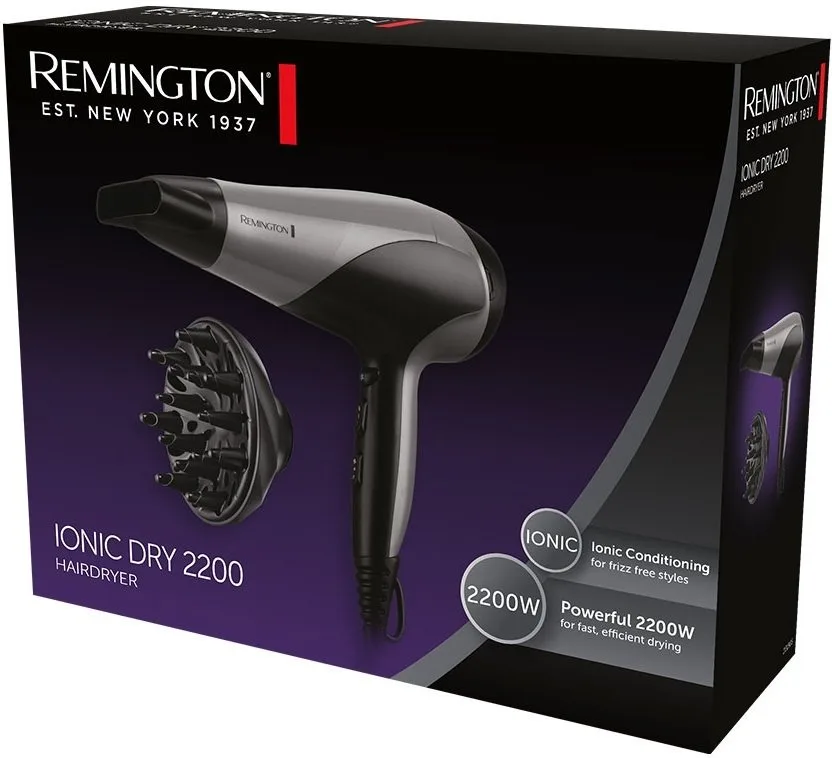 Фен Remington Ionic Dry 2200 D3190S — фото 5