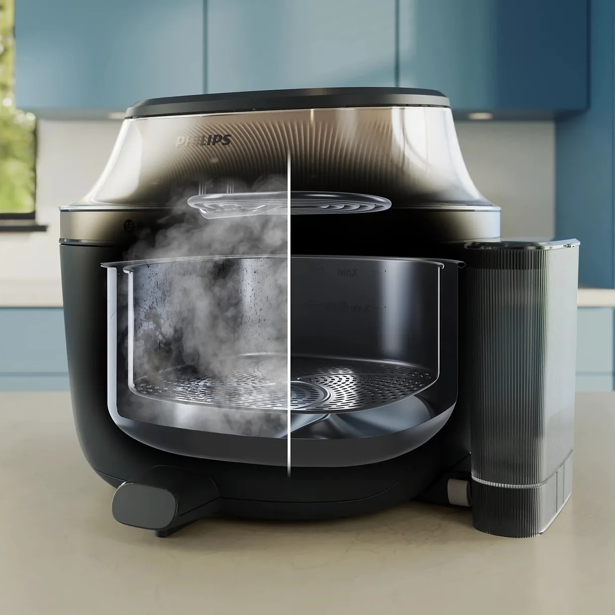 Мультипіч Philips 5000 Series Ovi SteamFry NA547/07 — фото 4