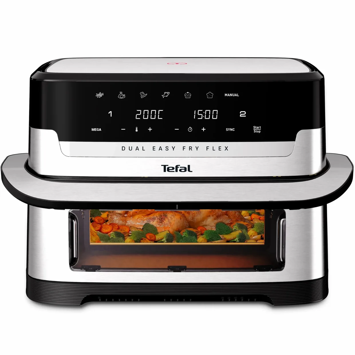 Мультипечь Tefal Dual Easy Fry Flex EY922DE0