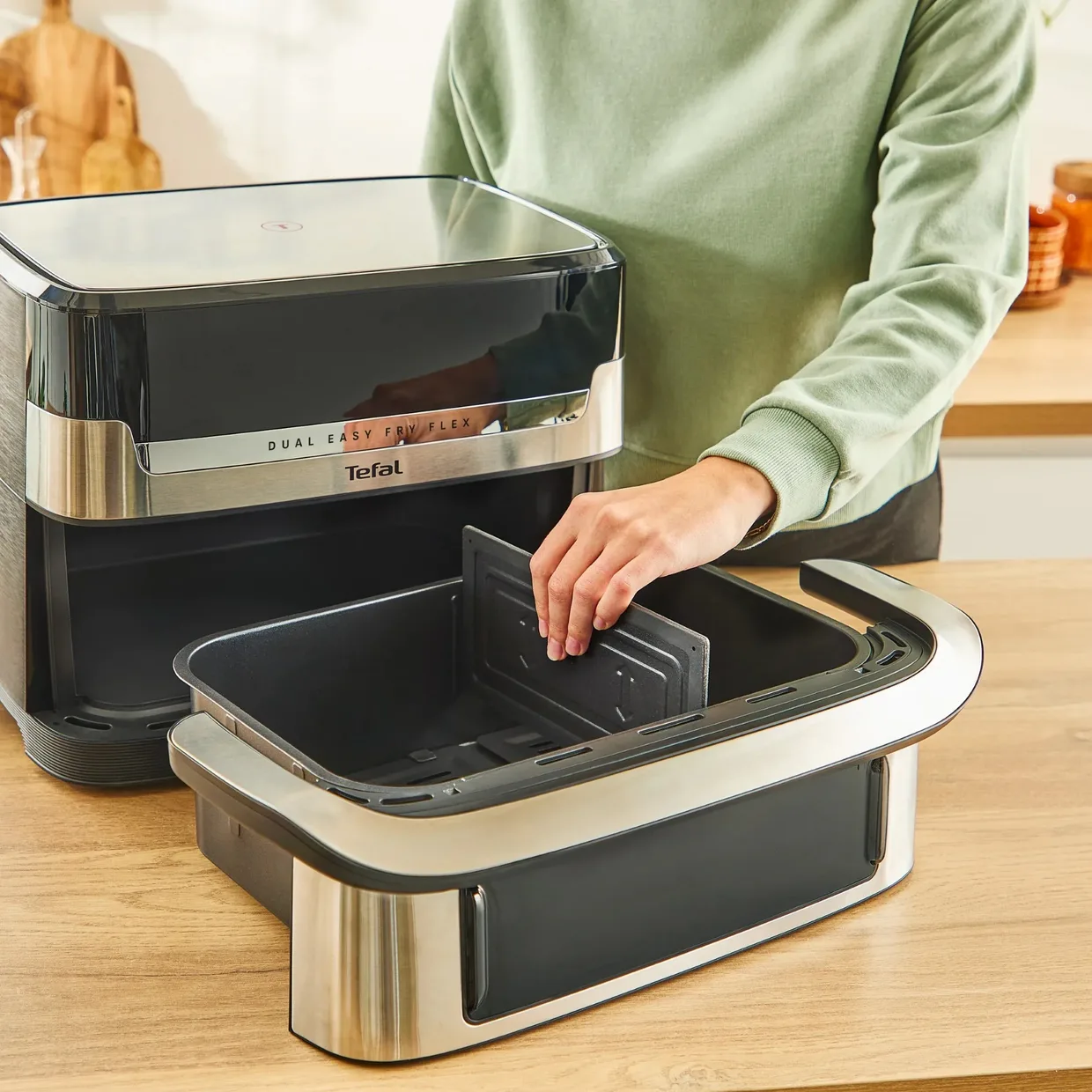 Мультипечь Tefal Dual Easy Fry Flex EY922DE0 — фото 4