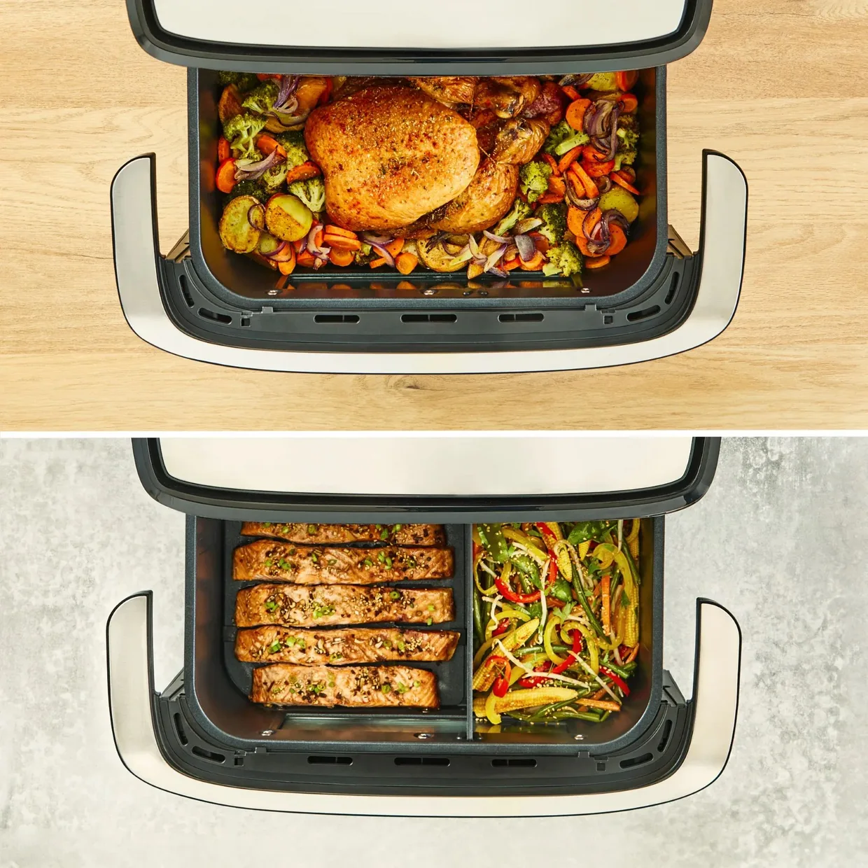 Мультипечь Tefal Dual Easy Fry Flex EY922DE0 — фото 6