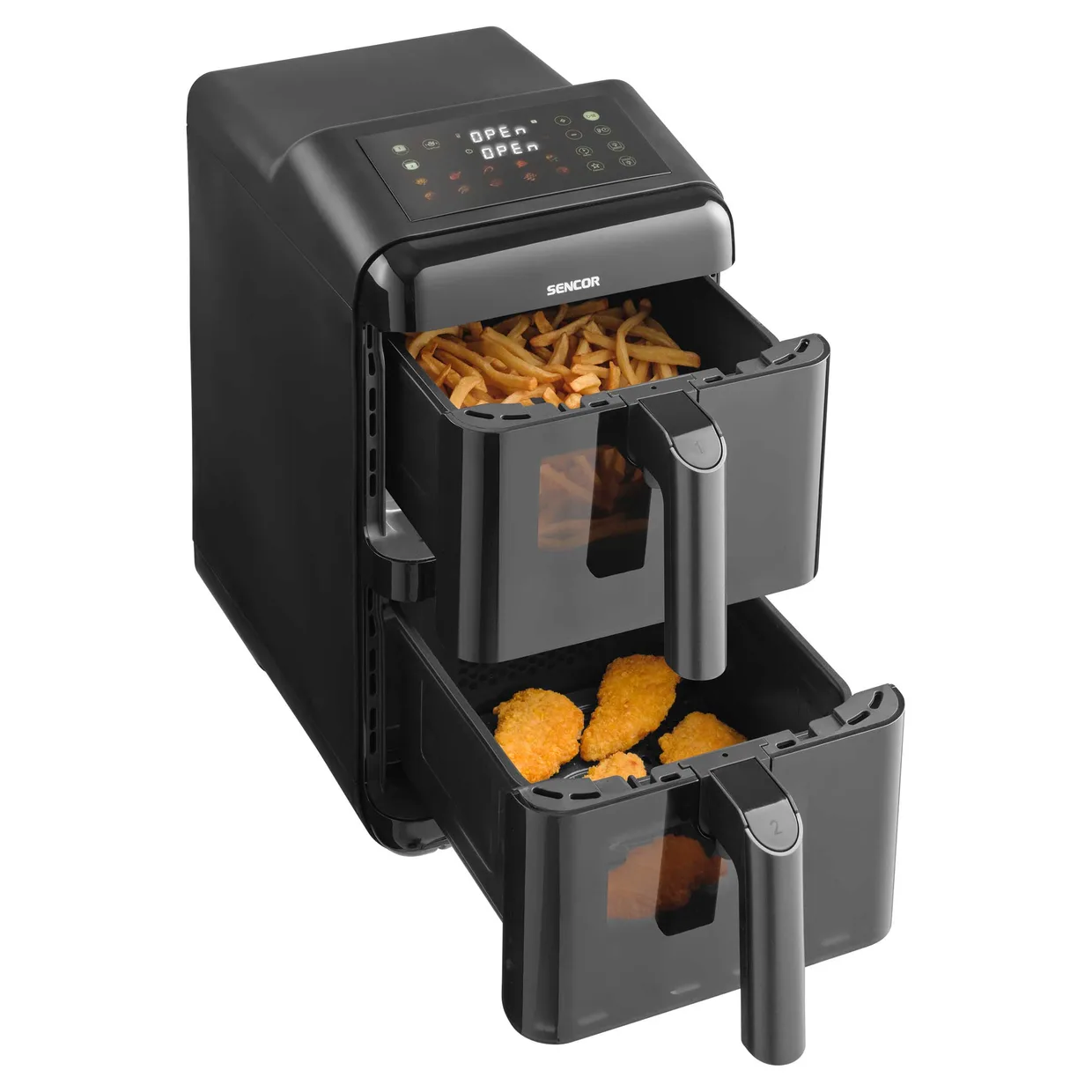 Мультипечь Sencor Dual Vita Fryer SFR 1250BK — фото 3