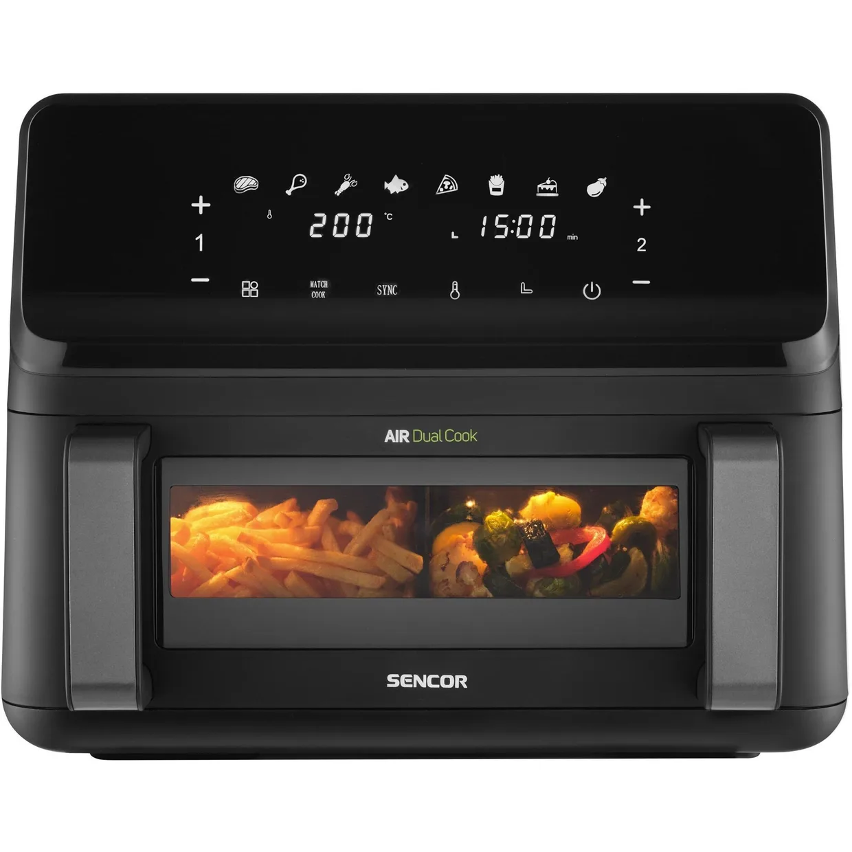 Мультипечь Sencor Dual Vita Fryer SFR 9650BK