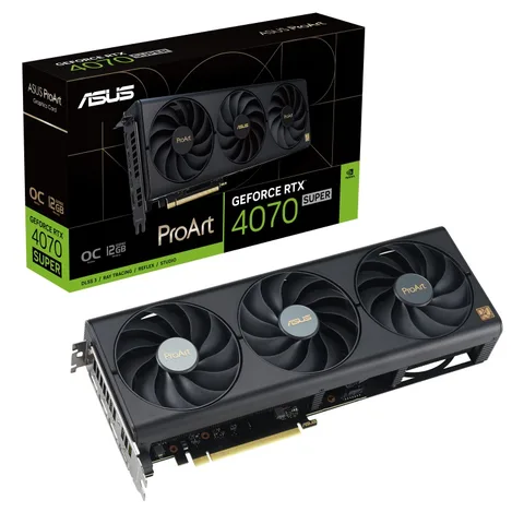 Видеокарта Asus GeForce RTX 4070 Super 12GB GDDR6X ProArt OC (PROART-RTX4070S-O12G)