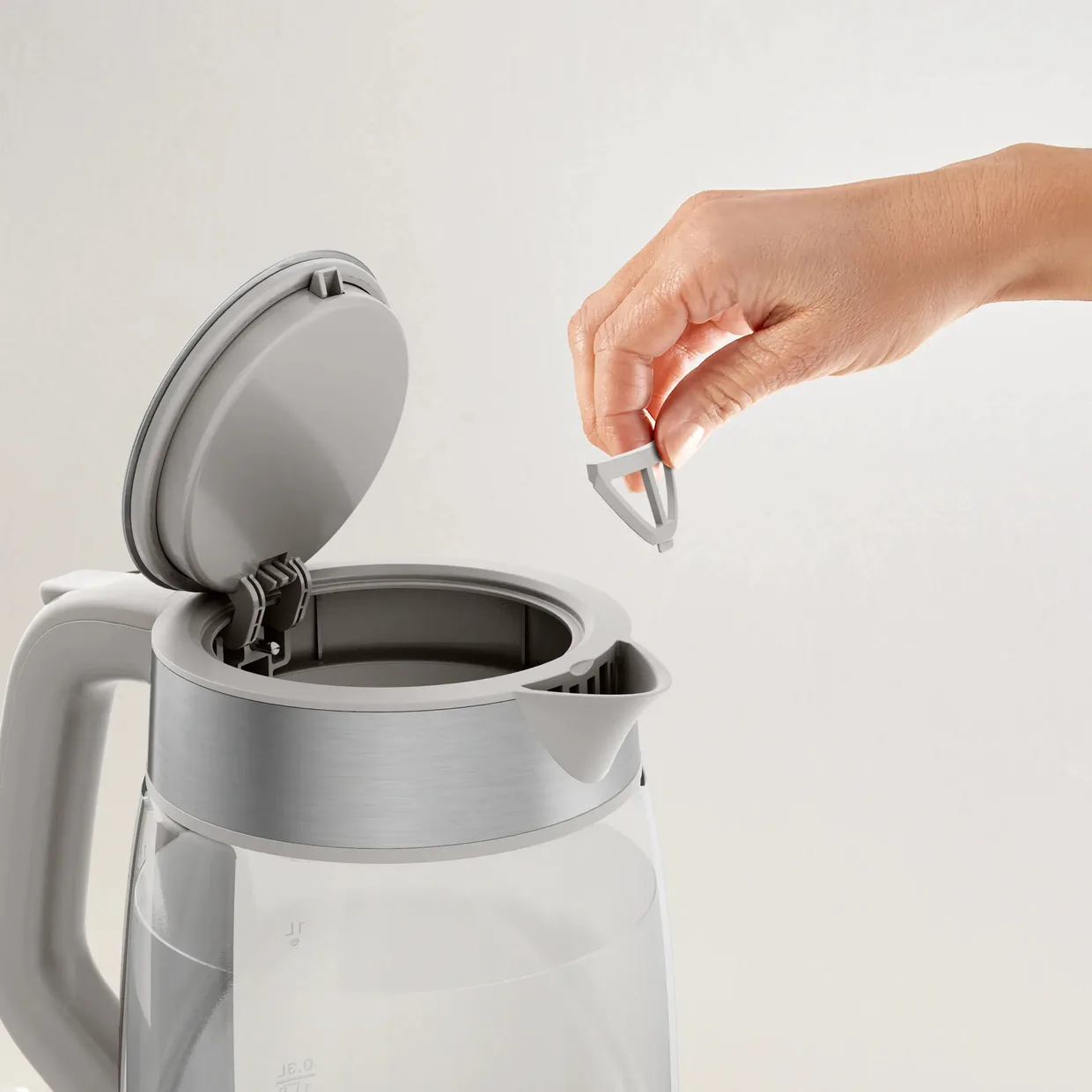 Электрочайник Tefal Glass Kettle KI605B30 — фото 4