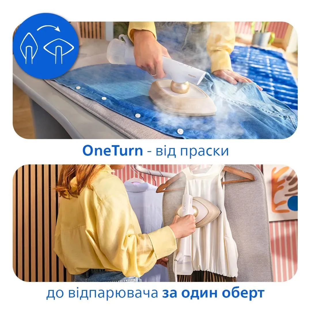 Отпариватель-утюг Philips OneTurn GC213/10 — фото 3