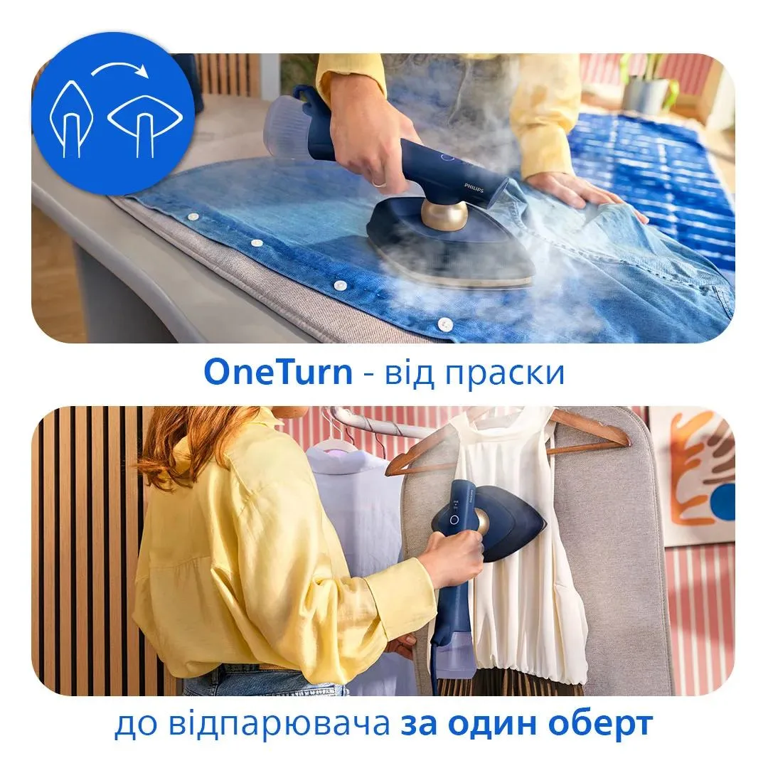 Отпариватель-утюг Philips OneTurn GC215/20 — фото 2