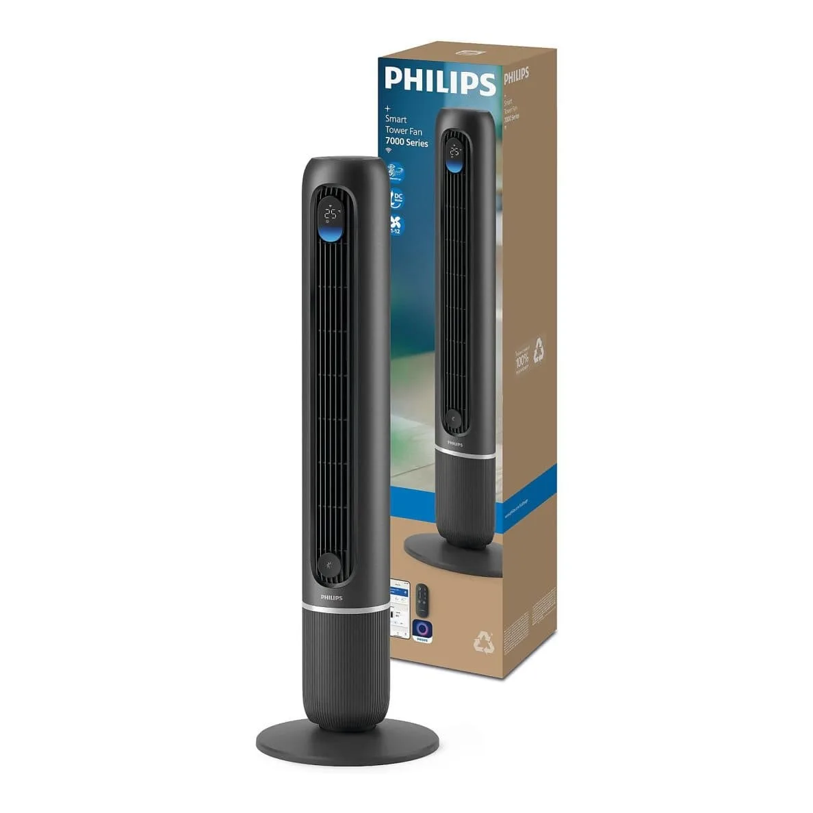 Вентилятор колонный Philips 7000 Series CX7550/01 — фото 2