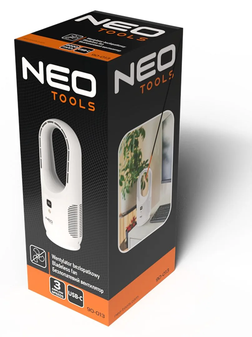 Вентилятор аккумуляторный настольный Neo Tools 90-013 — фото 2