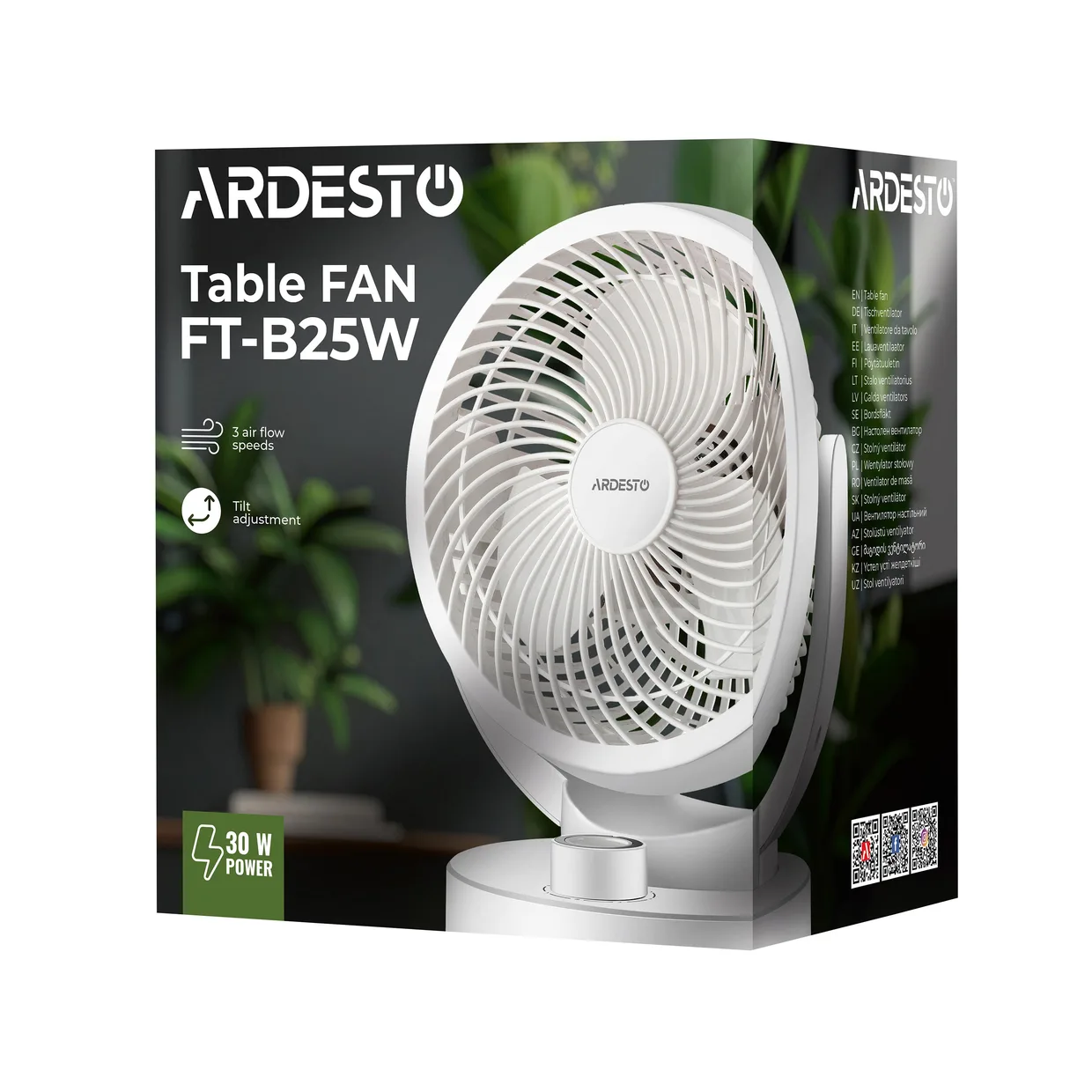 Вентилятор настільний Ardesto FT-B25W — фото 10
