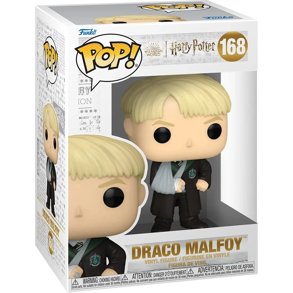 Фигурка Funko Pop! Harry Potter and the Prisoner of Azkaban – Draco Malfoy (with Broken Arm) #168 — фото 2