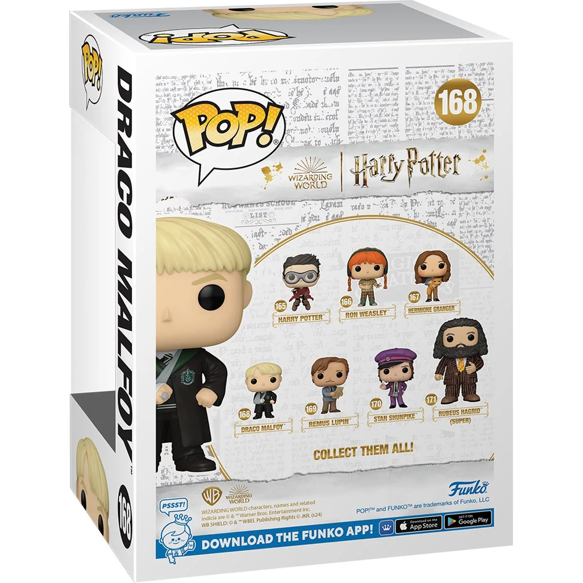 Фигурка Funko Pop! Harry Potter and the Prisoner of Azkaban – Draco Malfoy (with Broken Arm) #168 — фото 3