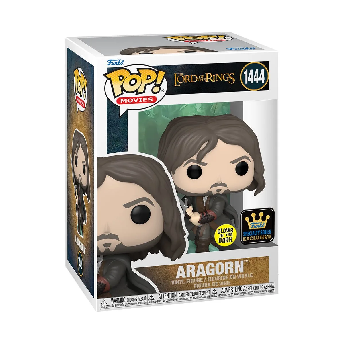 Фигурка Funko Pop! The Lord of the Rings – Aragorn (Army of the Dead, Glow) #1444 — фото 2