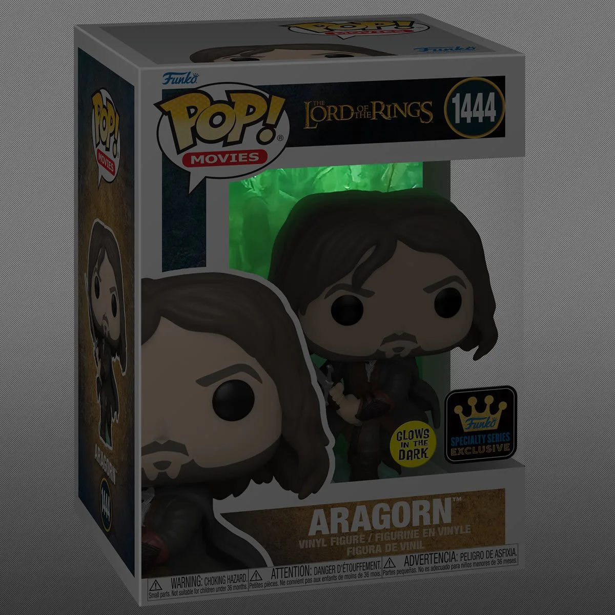 Фигурка Funko Pop! The Lord of the Rings – Aragorn (Army of the Dead, Glow) #1444 — фото 3