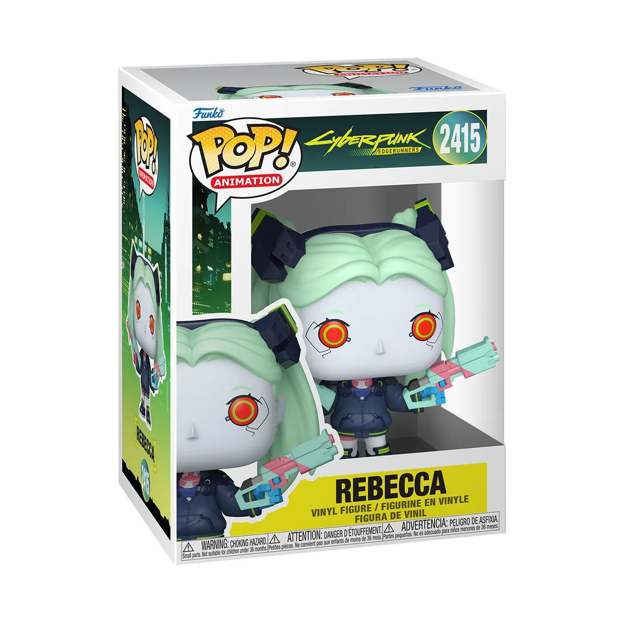 Фигурка Funko Pop! Cyberpunk: Edgerunners – Rebecca #2415 — фото 2