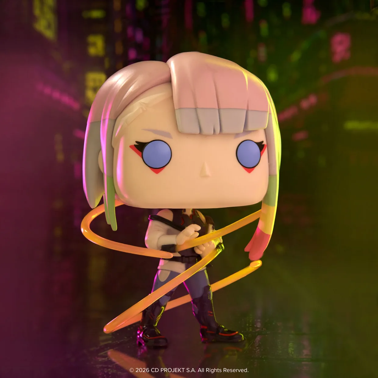 Фигурка Funko Pop! Cyberpunk: Edgerunners – Lucy #2414 — фото 3