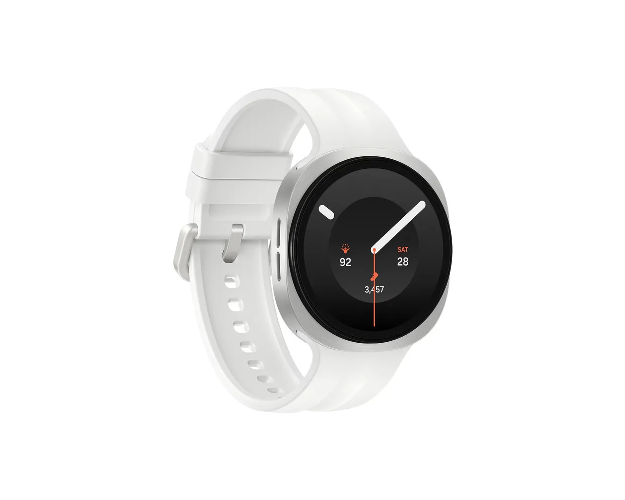 Смарт-часы Samsung Galaxy Watch9 LTE 40 мм серебристый/кремовый — фото 2