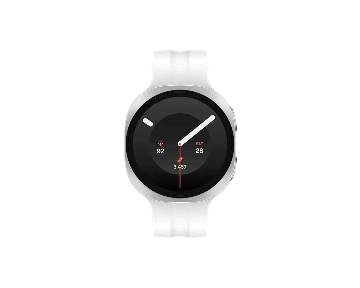 Смарт-часы Samsung Galaxy Watch9 LTE 40 мм серебристый/кремовый — фото 3