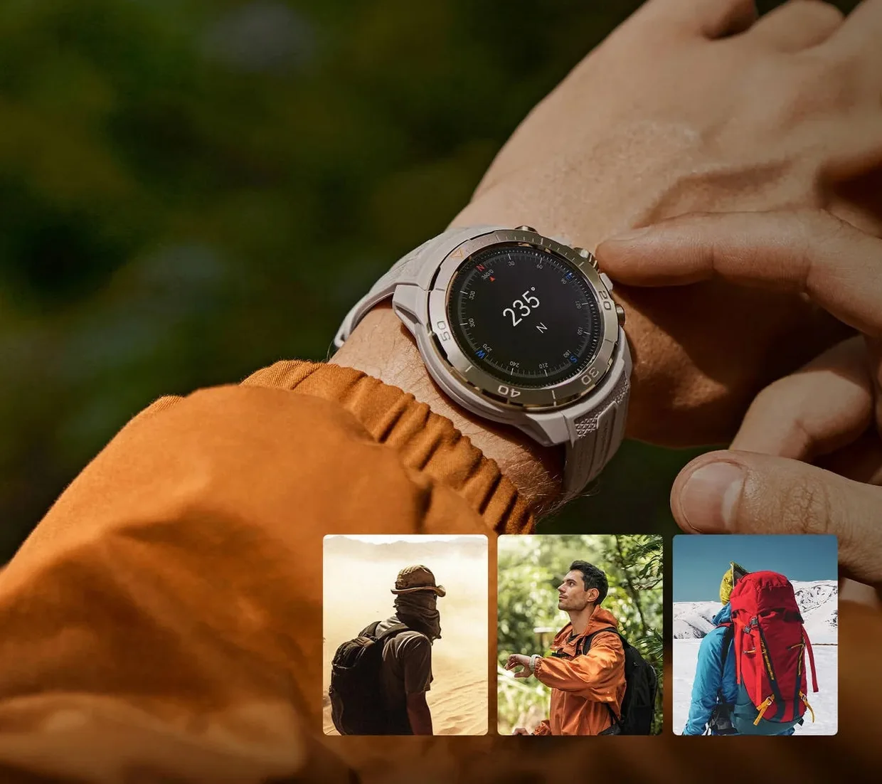 Смарт-часы Mibro GS Explorer 48 мм бежевый (XPAW017D) — фото 4