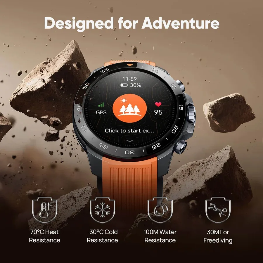 Смарт-часы Mibro GS Explorer S 48 мм черный (XPAW023OB) — фото 9