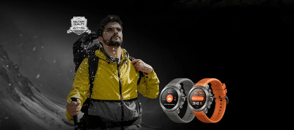 Смарт-часы Mibro GS Explorer S-Ti 48 мм титан, силиконовый ремешок (XPAW023TS) — фото 5