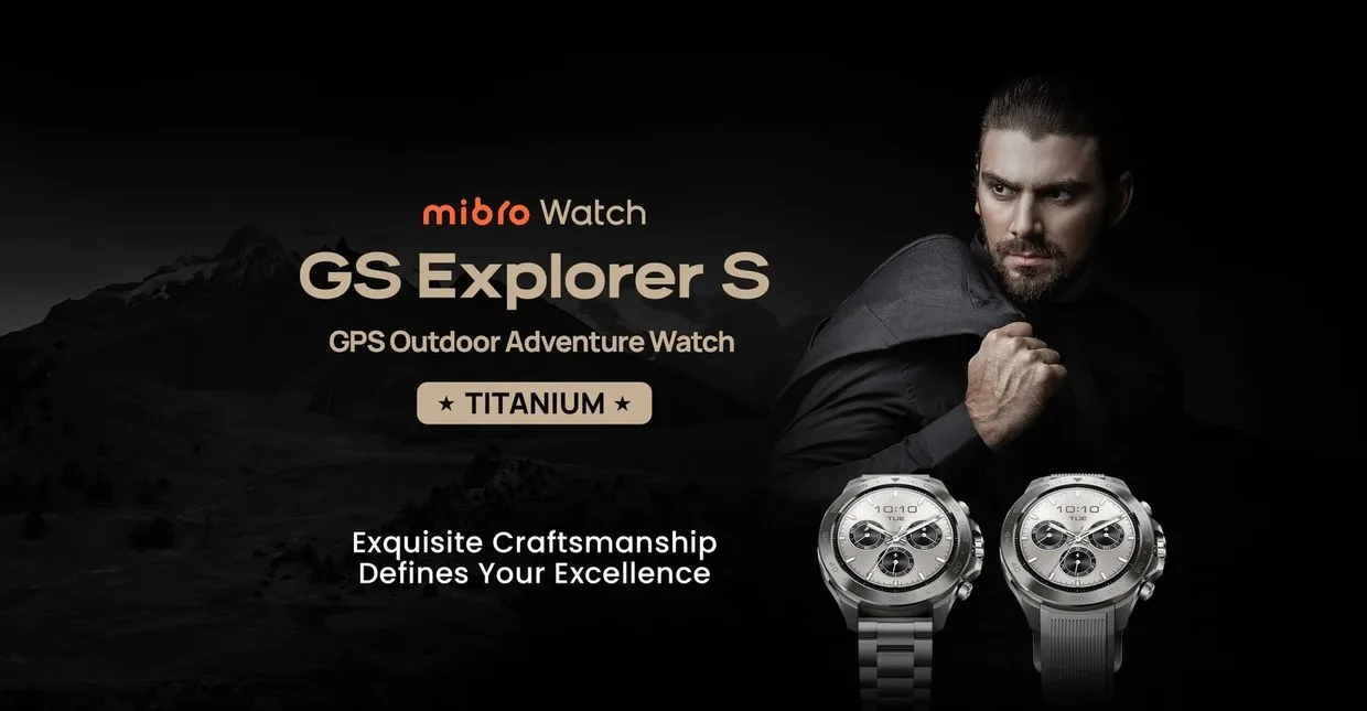Смарт-годинник Mibro GS Explorer S-Ti Premium 48 мм титан, титановий браслет (XPAW023FT) — фото 4