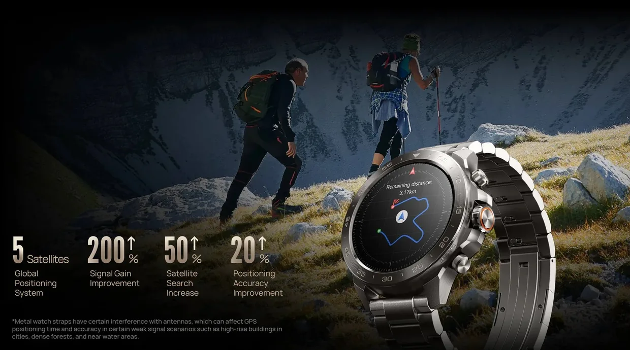 Смарт-годинник Mibro GS Explorer S-Ti Premium 48 мм титан, титановий браслет (XPAW023FT) — фото 10