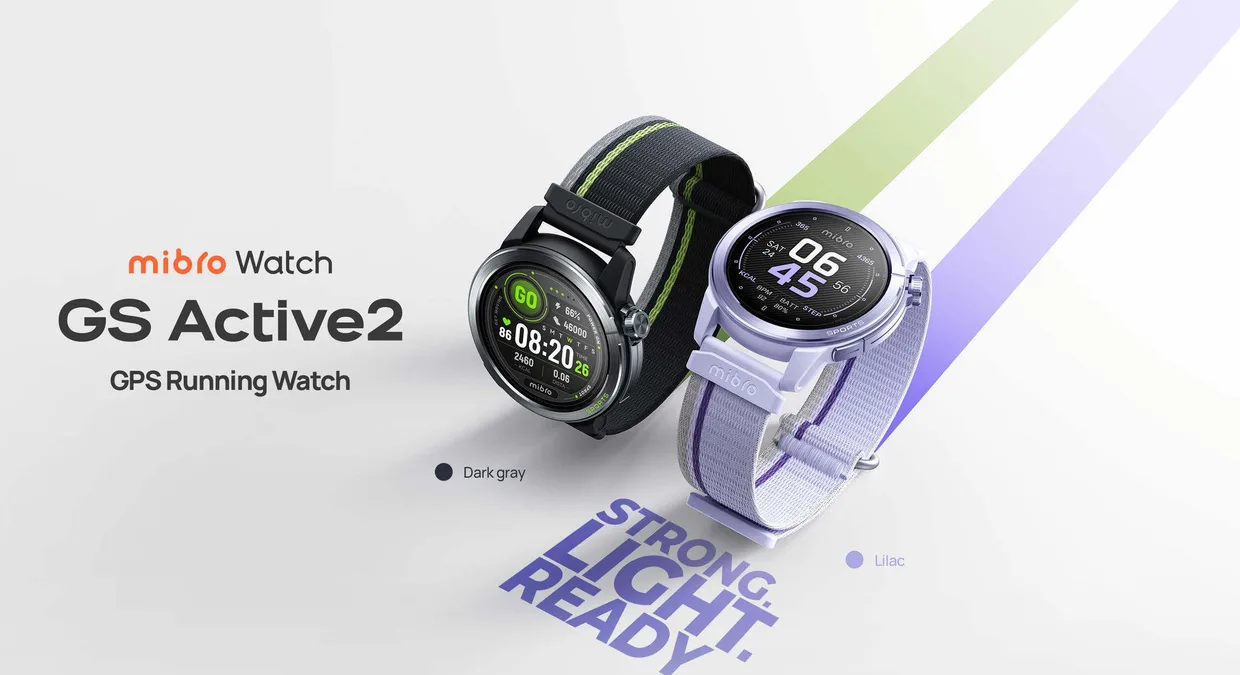 Смарт-часы Mibro GS Active 2 46 мм лиловый (XPAW024L) — фото 2