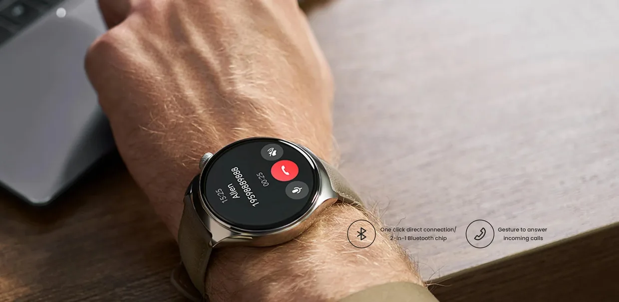 Смарт-годинник Mibro Lite 3 Pro 45 мм сірий хакі (XPAW019KG) — фото 2