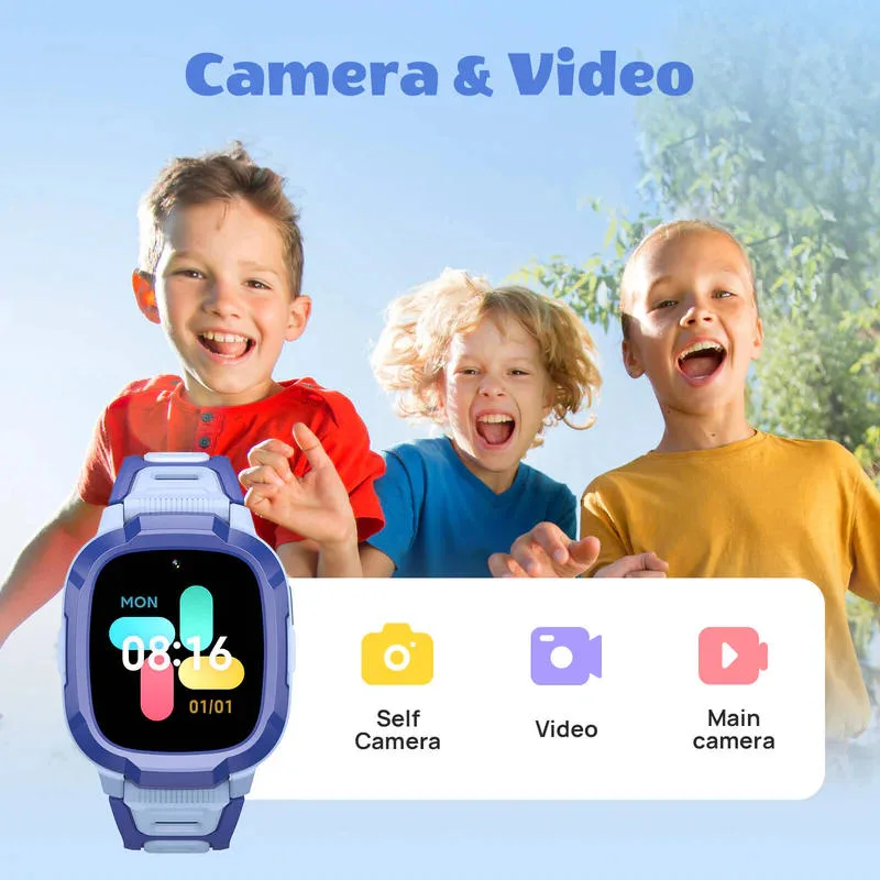 Детские смарт-часы с GPS Mibro Kids P6 синий (XPSWP004B) — фото 2
