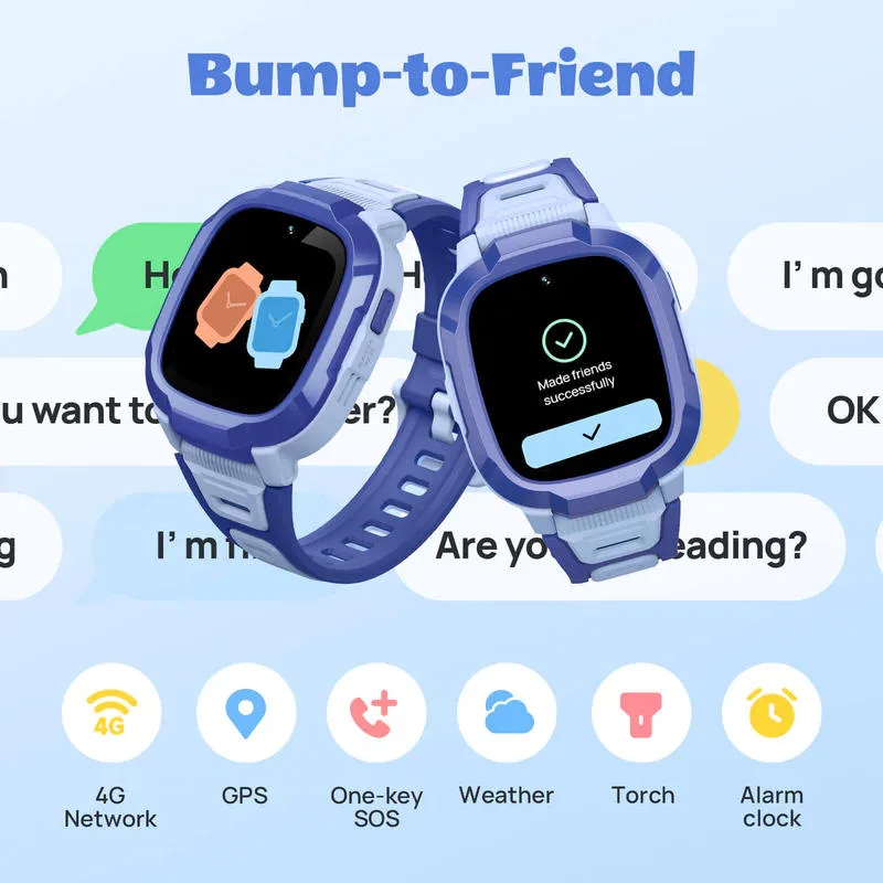Детские смарт-часы с GPS Mibro Kids P6 синий (XPSWP004B) — фото 9