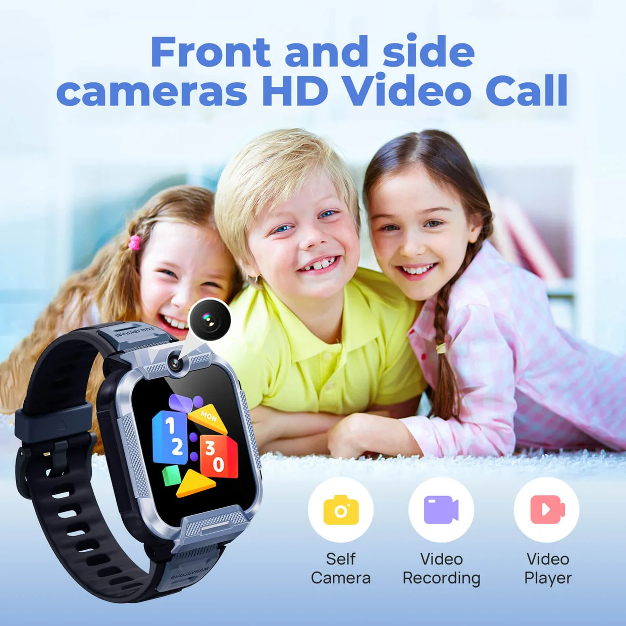 Детские смарт-часы с GPS Mibro Kids Z5 синий (XPSWZ002B) — фото 4