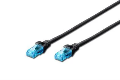 Патч-корд Digitus CAT 5e U/UTP 5 м черный (DK-1512-050/BL)